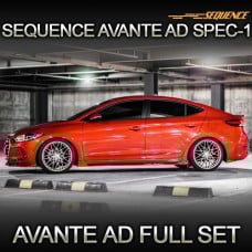 SEQUENCE SPEC-1 FULL BODY KIT SET FOR HYNDAI AVANTE 2015-17